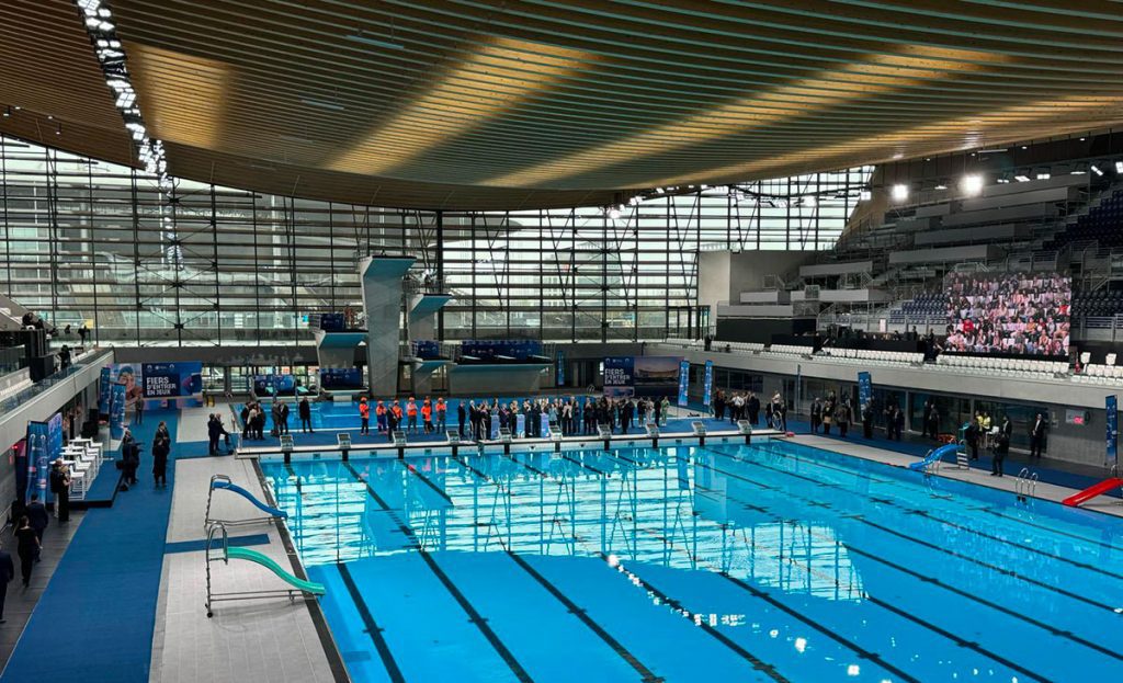 inauguration centre aquatique olympique saint denis : photos : © Métropole du Grand Paris 