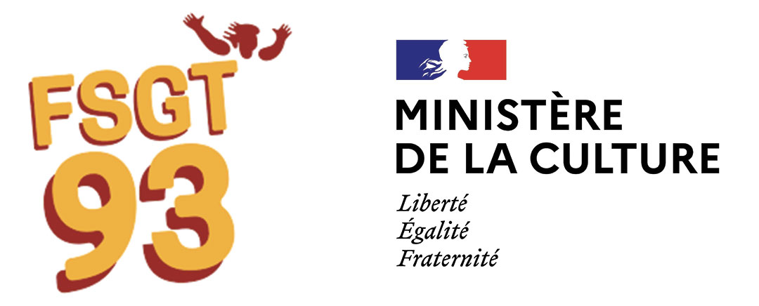 Logos FSGT 93 et ministère de la culture
