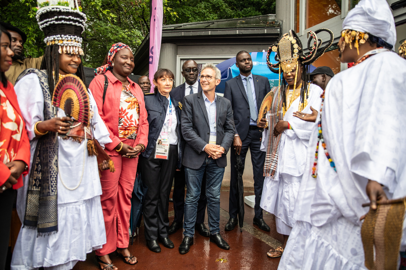 Visite de la delegation senegalaise au Parc des Jeux