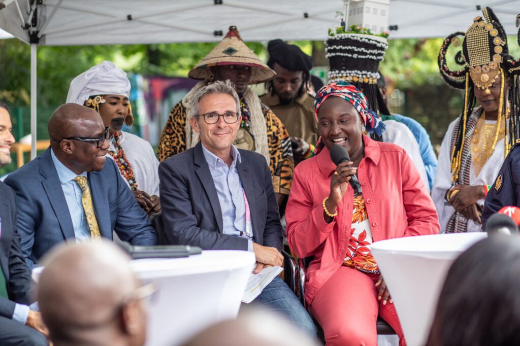 Visite de la delegation senegalaise au Parc des Jeux