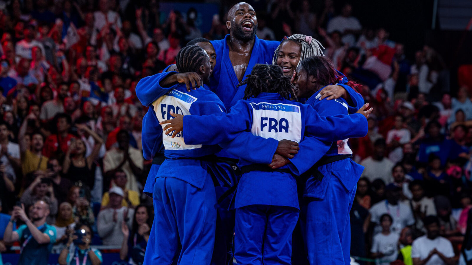 Equipe de France de Judo medaillee d?or