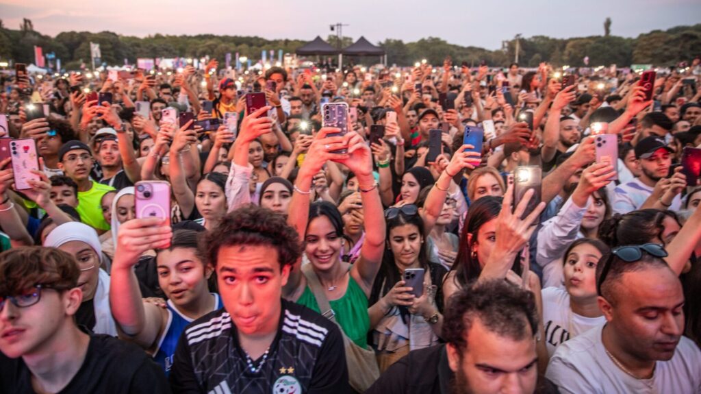 Concert de Luzlo et Soolking au Parc des Jeux