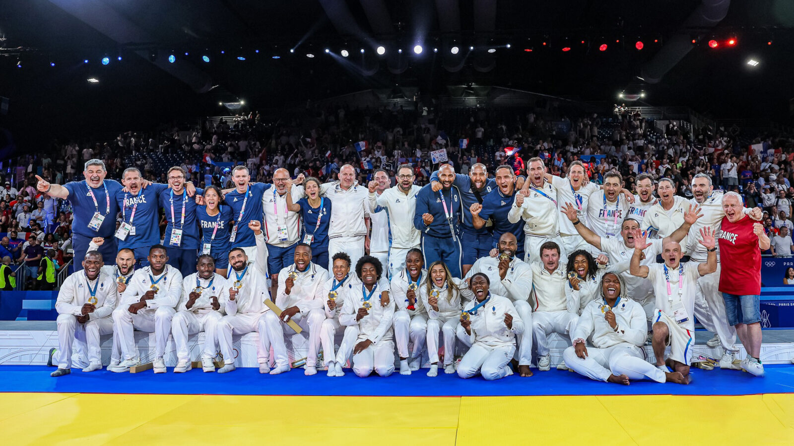 Equipe de France de Judo medaillee d?or